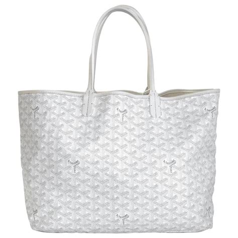 goyard st louis white grey|goyardine bag.